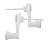 Amosfun 2 Pièces Manivelle de Levage pour Table D’étude, Réglage Manuel | Pièce de Remplacement pour Bureau Assis-debout et Établi, Plastique, Usage Scolaire et Classe, Rose