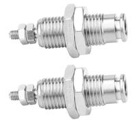 Amosfun 2 Pièces Mini Cylindre Pneumatique à Tige Filetée Cjpb6-15 en