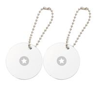Amosfun 2 Pièces Miroir de Signalisation de Survie Portable en Acrylique, Miroir Réfléchissant Facile à Ranger pour Camping et Randonnée en Extérieur