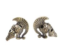 Amosfun 2 Pièces Pendentifs Laiton pour Bricolage Diy Accessoires et Compacts Matériaux Parfaits pour Fabrication de Bijoux et Porte Clés Adapté à Tous Cadeau pour Amateurs de Créations