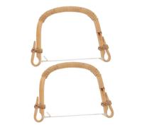 Amosfun 2 Pièces Poignée de Théière Kung Fu Rotin Résistant Chaleur Poignée de Rechange pour Théières Japonaises et Chinoises Prise Ergonomique Sécurisée pour Infusion Quotidienne