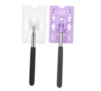 Amosfun 2 Pièces Porte Cartes de Paiement Voiture Tige Extensible pour Péage Compatible Systèmes de Installation Flexible pour Parkings Variés