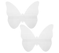 Amosfun 2 Pièces Présentoir Mural Acrylique pour Disques Vinyles et CD | Transparence Élevée, Fixation Murale sans Perçage, Gain de Place, pour Décoration Intérieure de Toute Pièce