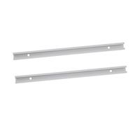 Amosfun 2 pièces Rail T Aluminium pour Travail Du Guide Coulissant T-track Robuste avec Perçage Cadre Polyvalent pour Consoles de Bricolage Charge Élevée Finition Soignée