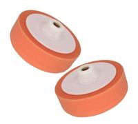 Amosfun 2 Pièces Rondelle Éponge de Polissage Automobile M14 Orange, Haute