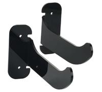 Amosfun 2 pièces Support Mural pour Tapis de Yoga Acrylique Organisateur de Rangement Pratique pour Tapis de Fitness Rack Solide pour Salle de Sport et Maison Noir