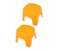 Amosfun 2 pièces Tabouret Plastique Multifonction Marchepied Stable et pour Salle de Bain Siège Portable pour Entraînement Toilette et Support Sûr et Compact pour Adultes