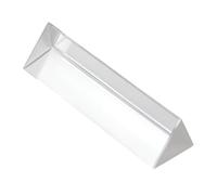 Amosfun 2 Pièces Triangulaire Cristal pour Enseignement de Physique et Photographie Optique Transparent avec Bords Poli Compact et Stable pour Analyse Lumineuse et Créations Artistiques