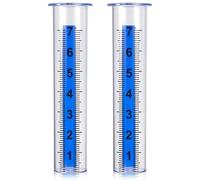 Amosfun 2 Tubes de Pluviomètre en Plastique pour Jardin, Précision