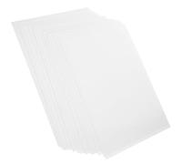 Amosfun 20 Films de Plastification Auto-Adhésifs Transparents A4 pour Protéger Photos et Documents Scolaires