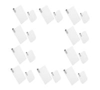 Amosfun 20 Pièces Film Électrostatique Transparent pour Dashcam Lot de Protections Flexibles pour Pare Brise Autocollants Statiques sans Adhésif Adaptés Caméras et Rétroviseurs