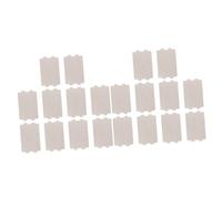 Amosfun 20 Pièces Flocons De Mica Micro-ondes Remplacement Du Couvercle Du Guide D'ondes Garde D'ondes Micro-ondes Mica Pour Micro-ondes Pièces De Four à Micro-ondes Papier Mica Silver