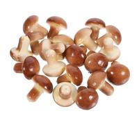 Amosfun 20 Pièces Modèles de Champignons Miniatures Réalistes en Écume, Accessoires Photo Faciles à Nettoyer pour Supermarché et Nature Morte Décorative