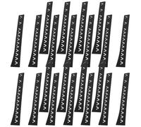 Amosfun 20 Pièces Protège-lames Plastique Ajustable Manche Robuste Anti-impact pour Couteaux Chef Viande et Éminceur Garde-sécurité pour Rangement Cuisine