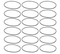 Amosfun 20pcs Courroies Caoutchouc pour Enregistreur et Lecteur de Cassette, du Bruit, Performance Stable, Poids Léger, Compatible Platine Vinyle Vintage