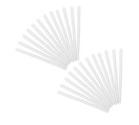 Amosfun 24 Pièces Manchons Transparente Antidérapants pour Branches de Lunettes Silicone Souple Confortables et Protections pour Montures de Vue et Solaires