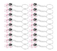 Amosfun 24 Pièces Porte-clés Couleurs Résistantes Décoloration Mignon Astronaute en Pvc Accessoire pour Paquet ou Fêtes à Thème Spatial pour Garçon et Filles et Bébés