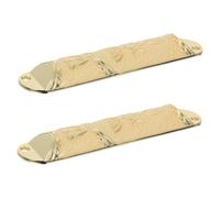 Amosfun 2ensemble Étuis De Mezouzah Métal avec Parchemin Décoration Traditionnelle Juive pour Maison Ornement Religieux Mural De Porte Symbole De Bénédiction De Jérusalem