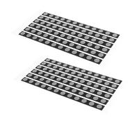 Amosfun 2feuilles Marqueurs Réfléchissants Ronds pour Suivi Optique Points De Suivi pour Scanner Marqueurs De Référence pour Balayage