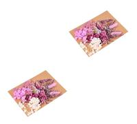 Amosfun 2Pcs 1 Bouquet De Fleurs Séchées Décoratives Tiges Séchées Plantes Fausses Fleurs Pétales De Rose Séchés en Vrac Diffuseur d'air Tiges Séchées Fleurs Séchées pour Le