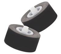 Amosfun 2pcs Galet Presseur de Machine à Cassettes Audio en Plastique Noir Léger Simple pour Réparation D'enregistreur Cassette Portable