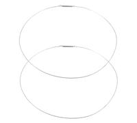 Amosfun 2pièce Joint De Porte Pour Machine à Laver Anneau De Serrage Acier Inoxydable Remplacement Étanche Pour Lave-linge à Chargement Frontale Installation Facile