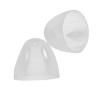 Amosfun 2pièces Couvercles De Biberon Transparents Avec Anneau Et Pour Biberons à Large Remplacements Pour Bouchons De Pour Allaitement Maternel