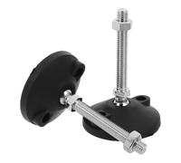 Amosfun 2pièces Meubles Réglables Anti-dérapants Supports De Nivellement Lourds avec Amortisseur Antivibrations pour Canapé Et Meubles Hauteur Ajustable pour Sols Inégaux