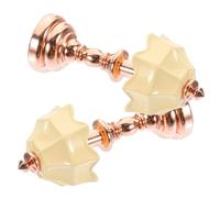 Amosfun 2pièces Mini Lampe De Table Pour Maison De Poupées De Lampes De Nuit Simulées Rose Et -jour Beige Accessoires Décoratifs Pour Décor De Miniatures