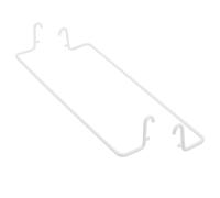 Amosfun 2pièces Porte-serviettes pour Panneau Perforé Acier Inoxydable avec Crochets Extensibles Support Papier Essuie-tout Blanc Facile à Installer pour Cuisine Buanderie et Salle de