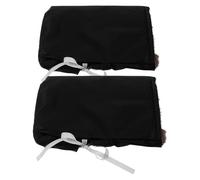 Amosfun 2pièces Protège-poignées de Guidon de Moto Housse de Guidon Imperméable Manchons pour Vélo et Quad Protection Coupe-Vent pour Main