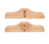 Amosfun 2pièces Support De Paravent Bois Japonais Base Stable avec Renfort Latéral Pliant pour Cloison De Séparation pour Écrans De Chambre Et Hôtels Fixation Fiable pour Intérieur