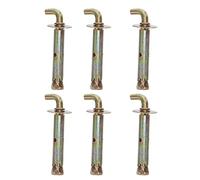 Amosfun 3 Ensembles Boulons D'expansion M10x100 pour Crochet de Fixation Chauffe-eau, Acier Fer, Installation Polyvalente Étanche pour Murs en Béton et Plaques de Plâtre