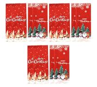 Amosfun 3 Ensembles Ensemble De Bouteilles De Noël Décorations De Noël Décorations De Vin Pliables Housses De Bouteilles De Vin De À Bouteilles Pulls pour 4 pièces * 3