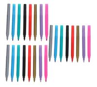 Amosfun 3 Ensembles Marqueur De Verre À Vin Métallique Marqueurs Lavables Verrerie Stylos De Graffitis Marqueur Métallique Marqueur De Marqueur Pour Verre Encrer 8 Pièces * 3