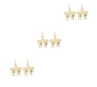 Amosfun 3 Ensembles Shunt Pompe À pour Air Pump Airpump Tuyau d'air Tuyau Air Accessoires D'aquarium Diviseur De Flux d'air D'aquarium Plastique Blanche 2 Pièces * 3