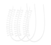 Amosfun 3 Pièces Brosse de Nettoyage Flexible pour Machine à Laver Lot de Nylon Brosse Long Manche pour Intérieur Tambour et Joint Nettoyage des Zones Difficiles et Réutilisable