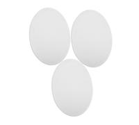 Amosfun 3 Pièces Couvercle en Maille Avant du Ventilateur Couvertures De Ventilateurs Pièces De Ventilateurs Portables Couvercle De Ventilateur De Cuisine Blanche Plastique