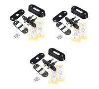 Amosfun 3 pièces Interrupteur de Porte Coulissante Noir pour Verrouillage Central Voiture et Van Contacteur Portière Auto pour Système de Sécurité