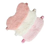 Amosfun 3 Pièces Masque pour Yeux en Chinlon Doux et Léger, Bloque la Lumière Sommeil Confortable Lors de Longs et Voyages Couleur Aléatoire