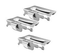 Amosfun 3 Pièces Ouvre-boîte Manuel Inox Robuste pour Canettes Bouteilles Bocaux Outil Compact de Cuisine et Bar Facile à Nettoyer Voyage et Barbecue