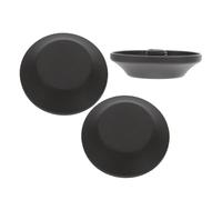 Amosfun 3 Pièces Patio Umbrella Cap Set Replacement Plastic Screw Top Cover for Outdoor Easy to Install and Compatible with Various Styles Elegant Grey Finish for Garden and Beach Use