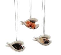 Amosfun 3 Pièces Pendentif Chien en Acrylique, Décoration Suspendue