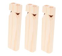 Amosfun 3 pièces Sifflets de Train Jouets Musicaux pour Garçon Fille DIY Peinture Orff Instrument Éducatif Jeu de Groupe Fête Garçon Fille Apprentissage Social