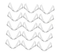 Amosfun 30 pièces Clips de Nappe Acier Inoxydable Fixation Élastique pour Tables Jusquà Protection Dommages pour Table et Nappe Accessoire pour Pique Extérieurs