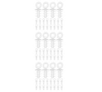 Amosfun 300 Pièces Capuchons Décoratifs de Noël en Plastique pour Boules | Accessoire Transparent à Picots, Installation Facile, Protège le Haut des Ornements, Usage Maison et Commerce