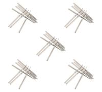 Amosfun 35 Pièces Foret Diamant pour Fabrication Bijoux en Émeri Argenté, Outil Polyvalent pour Percer Facilement Pierres Dures comme Ambre et Jade, pour Bijoutiers et Artisans