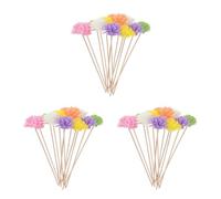 Amosfun 36 Pièces Bâtonnets Diffuseur Recharges Parfumés sans Feu Bâtons Rotin de Remplacement avec Fleurs Artificielles Diffuseur Dhuile pour Maison Bureau Diffusion Continue et Sécurisée