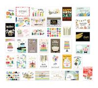 Amosfun 36 Pièces Cartes de Vœux D’anniversaire Créatives Pliées