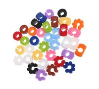 Amosfun 36 Pièces Silicone Wine Glass Charms Reusable Drink Markers For Stemware Martini Tags Party Identification For Weddings And Bars